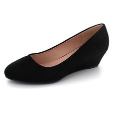 Womens Pumps Slip-On Wedge