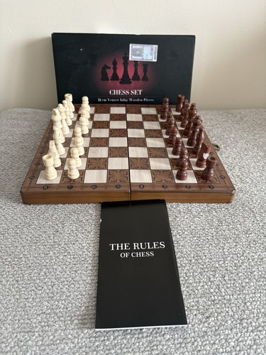 Magnetic wooden chess set - magnetic,