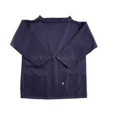 Newlyn Fisherman's Smock, New, Round Neck, Large,  Navy Blue , with pockets .
