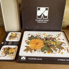 Vintage Clover Leaf Table Mats & Coasters FLEUR