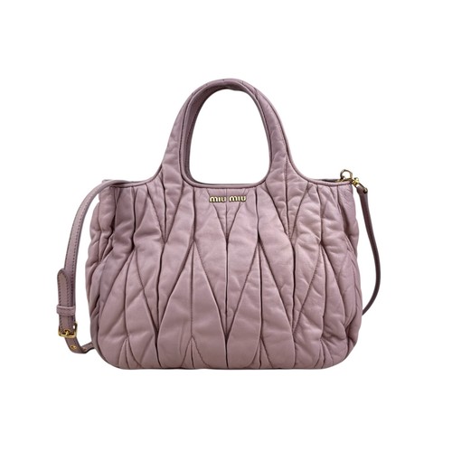 Miu matelasse tote - miu,