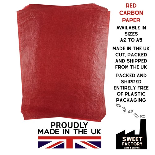 Carbon paper red copying - red,
