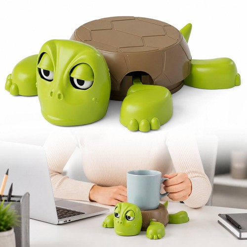 Turtle cup holder coaster - turtle, 3d