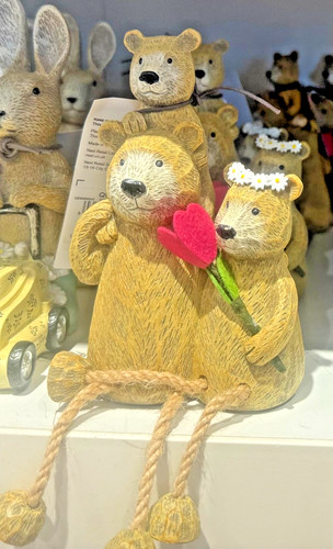 Next bertie bear family dangly - next,
