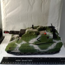 Lanard The Corps Tank Military 2001 Toy Firing Sound Lights 10"