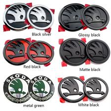 Pcs 80mm/90mm Skoda Emblem