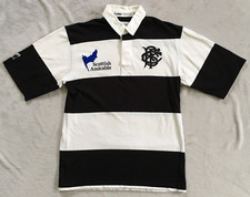 Barbarians RARE vintage Cotton Traders Scottish Amicable rugby shirt size S