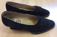 Vintage 1990s Victoria Pratt For Red Or Dead Black Suede Shoes UK 4