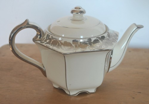 Sadler teapot ivory cream - sadler,