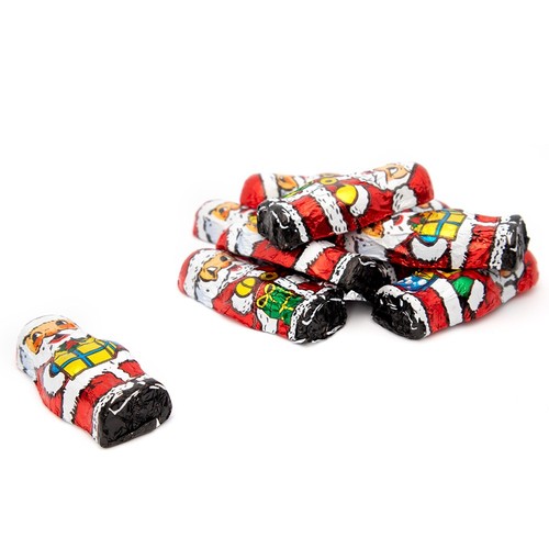 Solid milk chocolate - chocolate, santas
