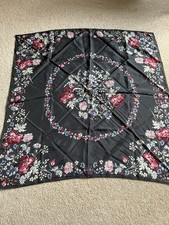 Laura Ashley Square Silk Floral Headscarf