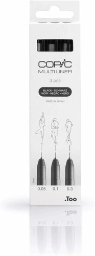 Copic multiliner fine pen set - pen,