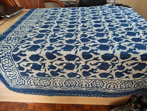 Indian handmade blue indigo - blue,