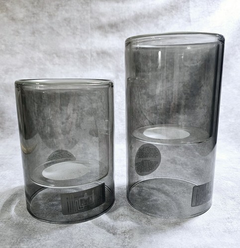 Smoked glass floating - floating, pillar