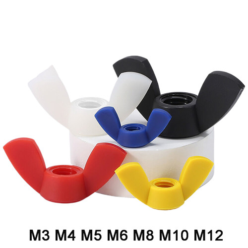 Nylon colored wing nuts - nylon,