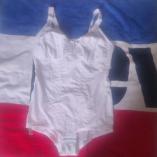 Playtex 'I Can't Believe It's a Girdle'  corselette, Size 40C in White