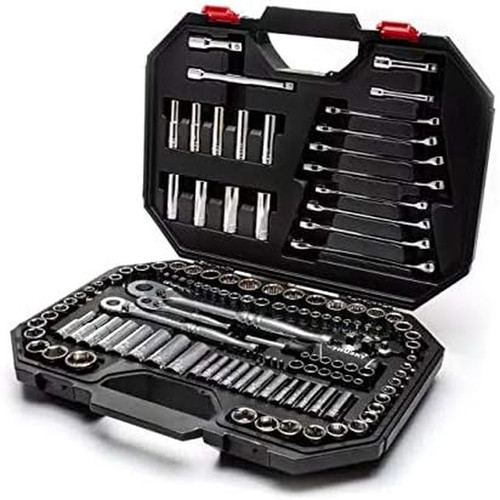 Chrome mechanics tool set - chrome,