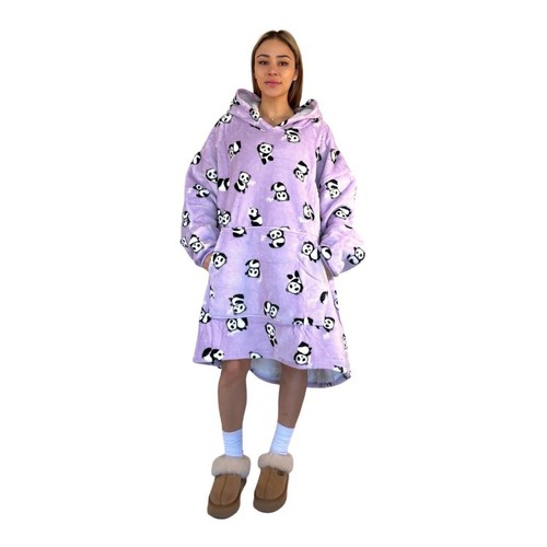 Hooded blanket oversized - hooded,