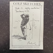 Golf Sketches By Harold Riley