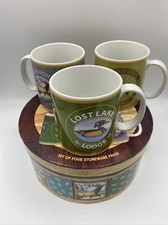 Sakura Stoneware Coffee Mugs