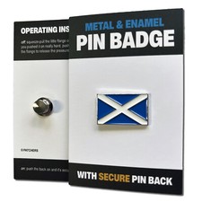 Scotland Flag Metal & Enamel