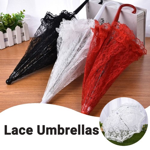 Lace parasol embroidered - lace,