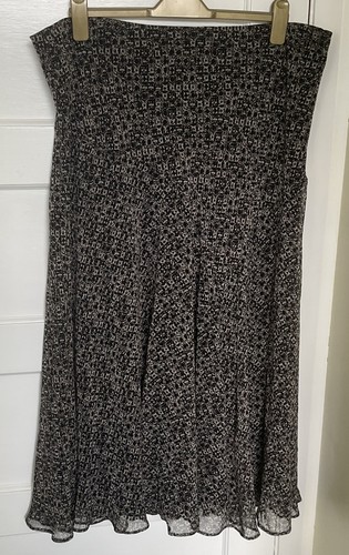 Brown black print long - brown,