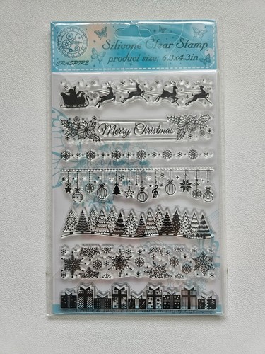 Winter clear silicone - winter, stamp