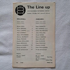 Millwall chelsea 11 5 71 - millwall,