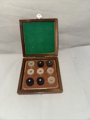 Vintage wooden travel peg - wooden, game