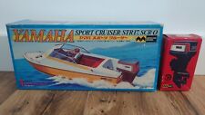 Vintage MITSUWA Kit 411 Yamaha Sports Cruiser Model Boat Outboard Motor Japan 