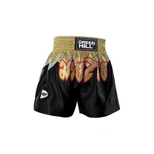 Green hill combat boxing short - hill,