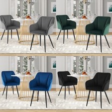 Velvet dining chairs - x,
