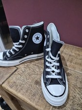 Converse All Star 70 Wedge Trainers Black Egret White Size UK 6.5