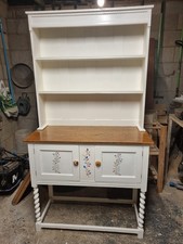 stenciled welsh dresser