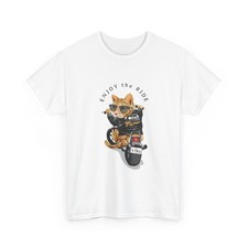 Cat on Scooter Tee | Enjoy the