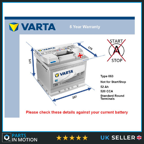 Battery fits nissan note - fits,