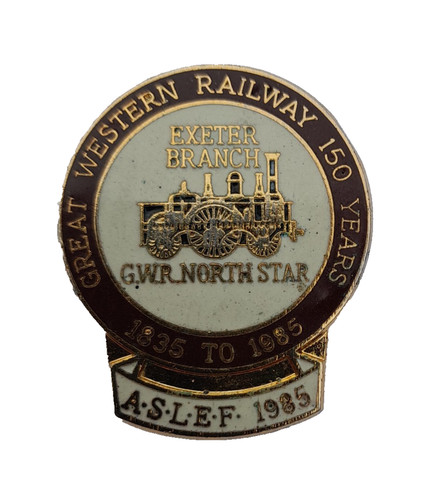 Aslef railway badge great - badge,
