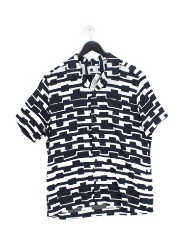 Reiss men shirt black - men's, l