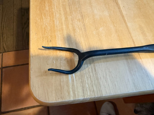Early wrought iron toasting - early,
