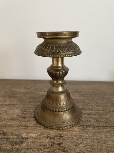 Vintage tibetan brass butter - vintage,