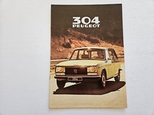 PEUGEOT 304 ESTATE SALES BROCHURE 1979