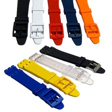 Resin Watch Strap Band to fit Standard Swatch Watch 17mm choice of colours D027