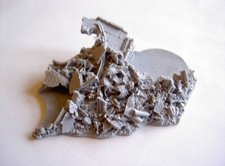 #S022 Warhammer 40K Heresy 30K Abaddon Vs Loken Diorama Base Forgeworld Resin