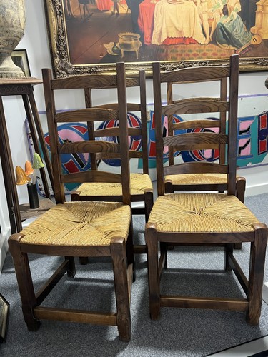 Set ladder back dining - 4,