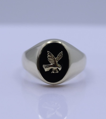 9ct yellow gold oval - yellow,