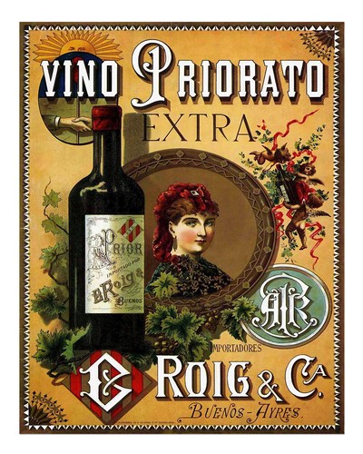 Vintage wine advertisement - wine,
