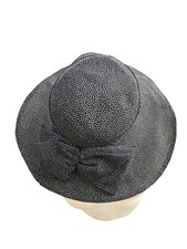 Simon Ellis Vintage Polka Dot Wide Brim Hat One Size Made In England Retro Boho