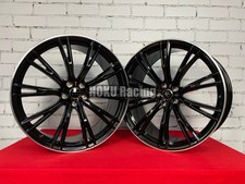 4X 21" ABT style Black 9.5J 5X112 alloy wheels for Audi A5 A6 A7 Q5 Q7 etron