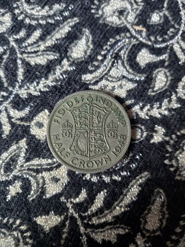1948 half crown coin - 1948,